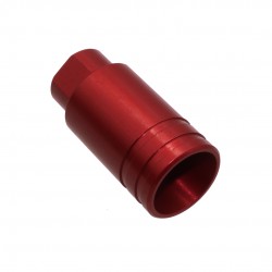 AR-9 Flare Can Recoil Compensator Aluminum Red